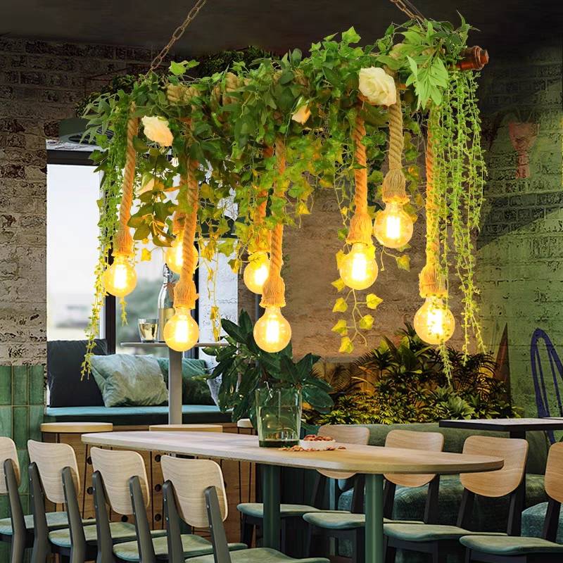 Ritta lampă suspendată decorativă din metal natural/sticlă, culoarea verde
