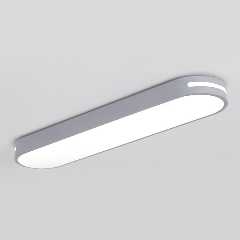 Arisha lampă de tavan aplicată LED ovală, negru/alb/Gri/Aur