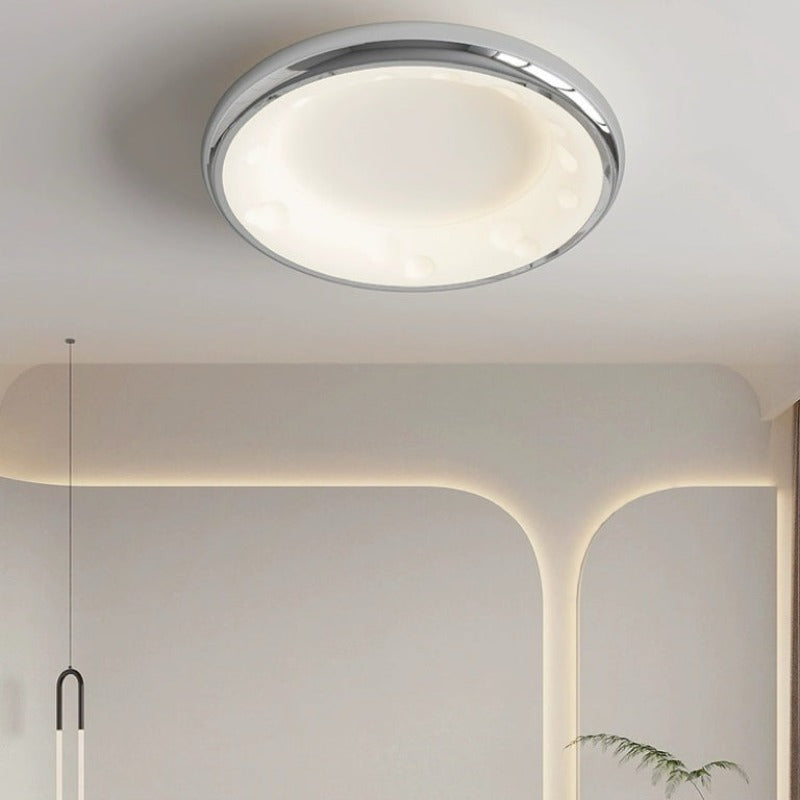 Arisha plafonieră aplicată albă din metal, modernă, LED, pentru dormitor
