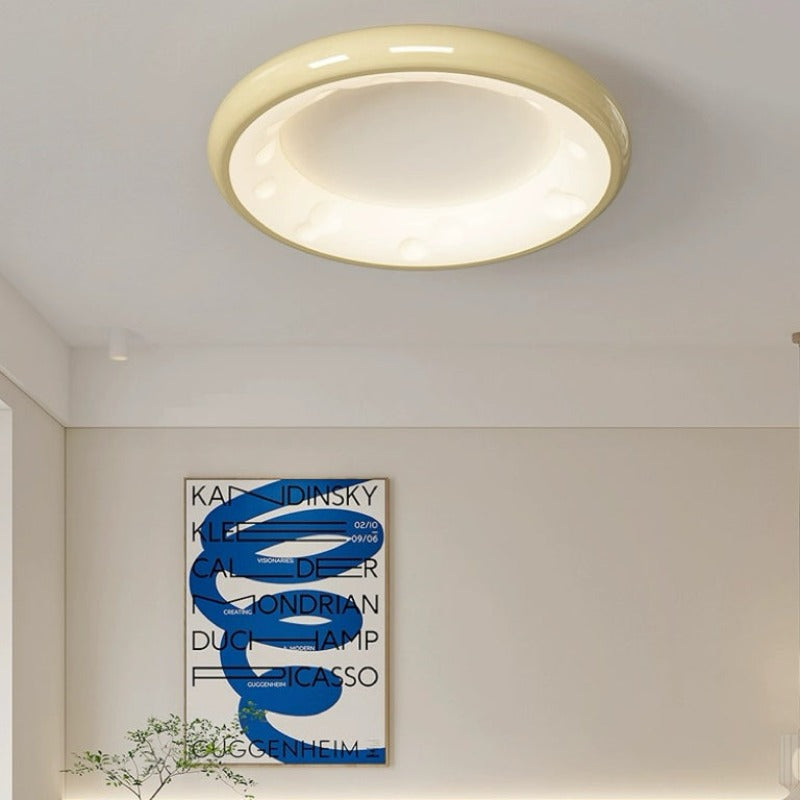 Arisha plafonieră aplicată albă din metal, modernă, LED, pentru dormitor
