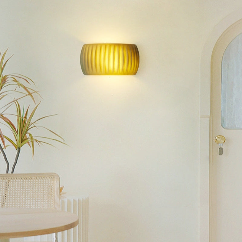 Aria aplică de perete LED modern interior portocaliu/Verde Rășină Cameră de Dormit