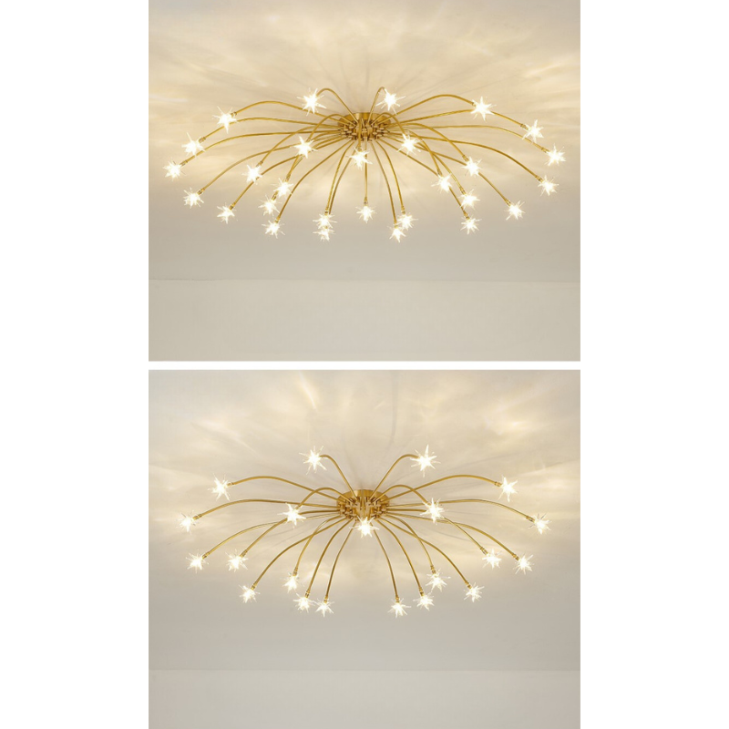 Arisha plafonieră aplicată Art Deco Starry