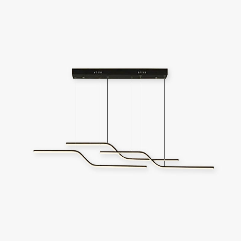 Arisha lampă suspendată minimalistă geometrică din metal 3, Sufragerie