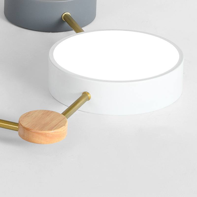 Arisha plafonieră aplicată LED modernă pentru living/Cameră de Dormit alb Gri