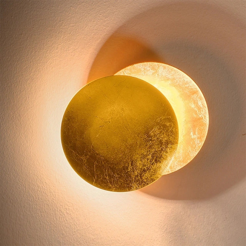 Arisha modern minimalist Round Moon Eclipse aplică de perete