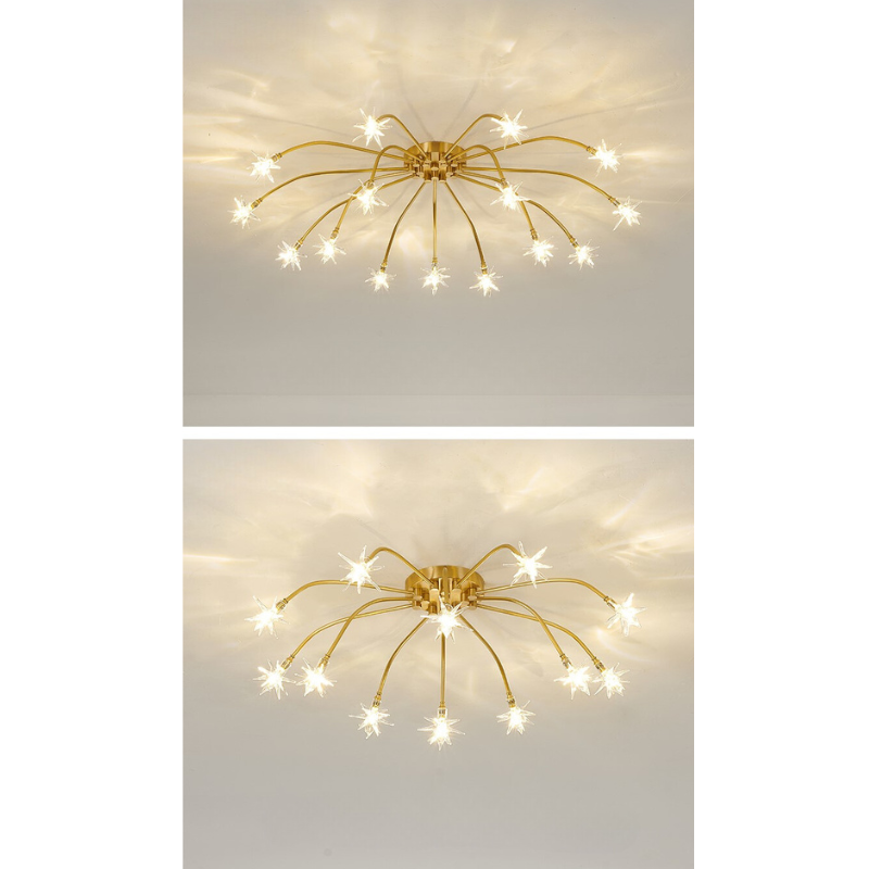 Arisha plafonieră aplicată Art Deco Starry