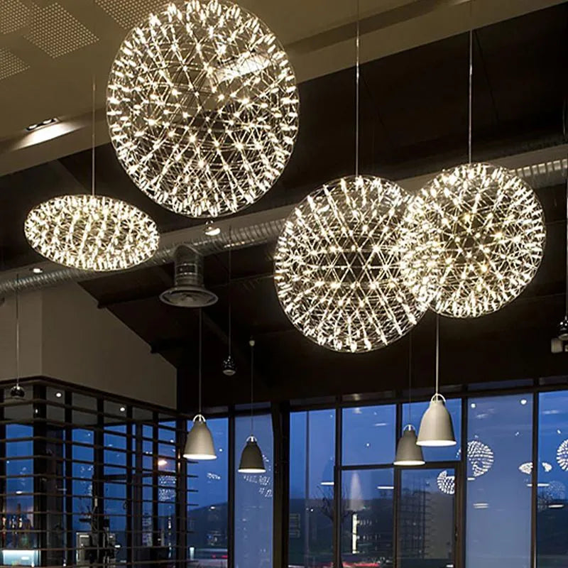 Arisha Firework Art Deco Orbit abajur lampă suspendată