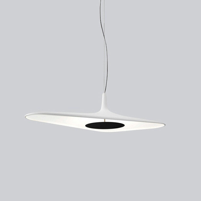 Arisha lampă suspendată modernă minimalistă din rășină, neagră/albă