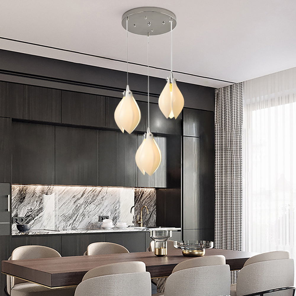 Olivia lampă suspendată din metal și ceramică, de lux, pentru living și dormitor
