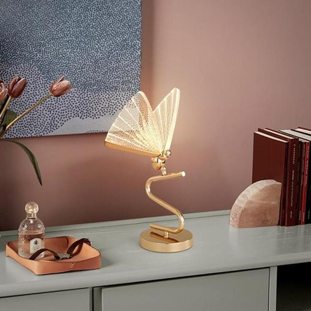 Candelabru modern în formă de fluture pentru masă și lampadar, 4 stiluri