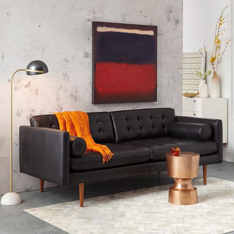 Eryn lampadar Semi Circular Retro/minimalist, metal/marmură, negru, dormitor
