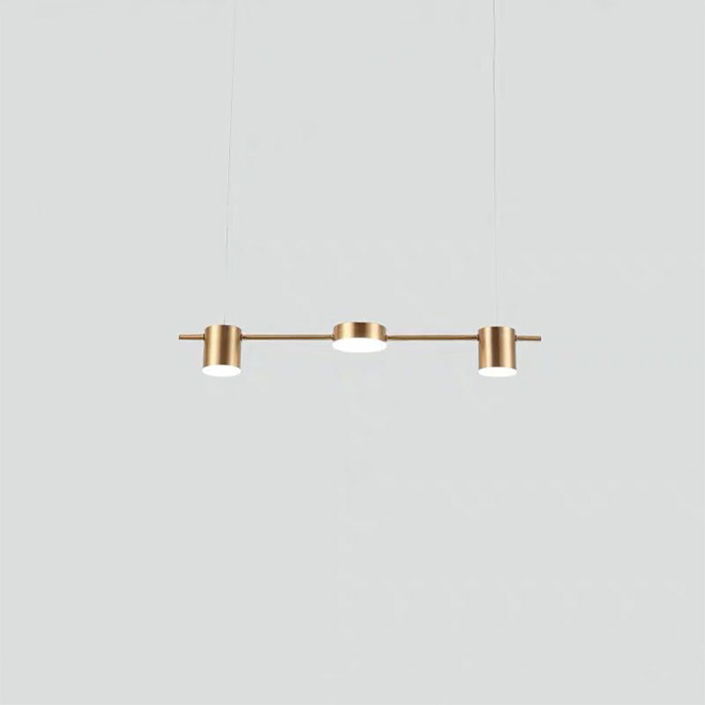 Arisha lampă suspendată minimalistă Multi metal, negru/Auri, în culoare aurie