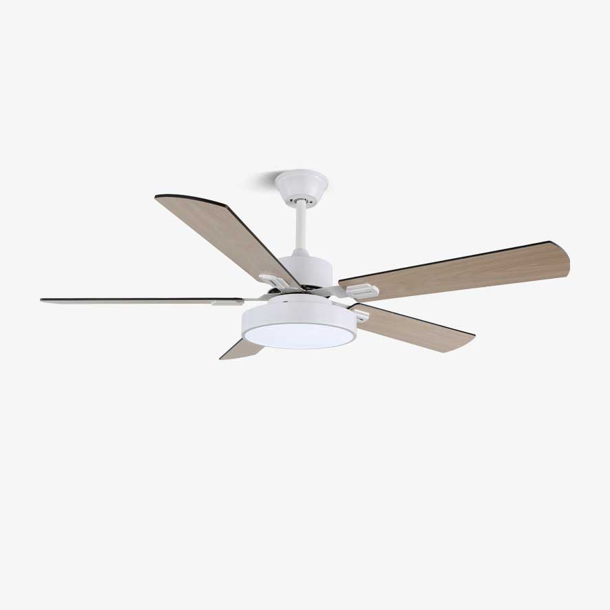 Aerilux ventilator de tavan cu lumină din lemn, modern