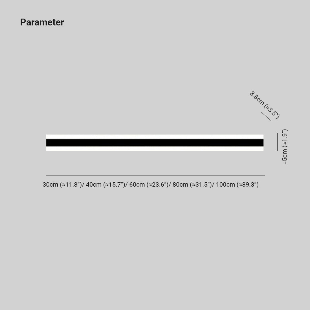 Arisha aplică de perete minimalist Linear metal/Acrilic, Băi