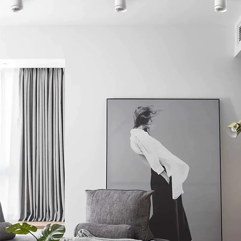 Aria plafonieră Mini modern, negru/alb, dormitor/living