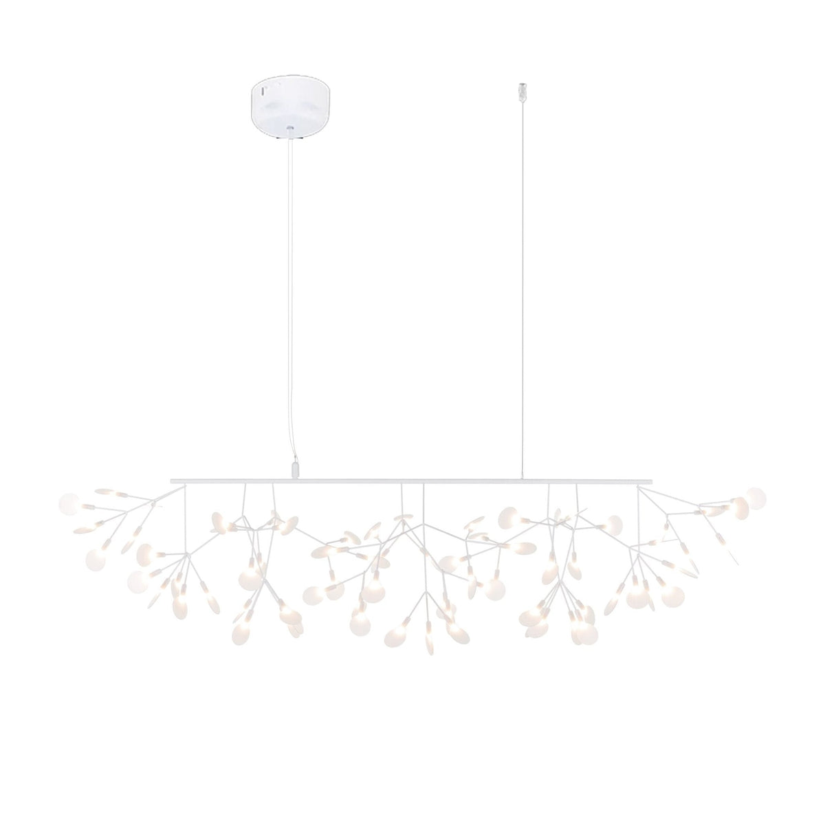 Brenwen candelabru, artistic, LED, cu ramuri, lung, liniar