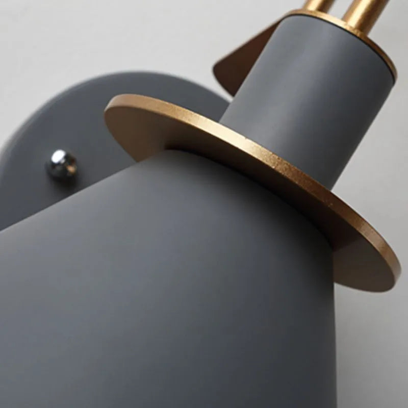 Valentina Vintage Horn formă metal aplică de perete pentru living/cameră de zi/baie, pentru dormitor