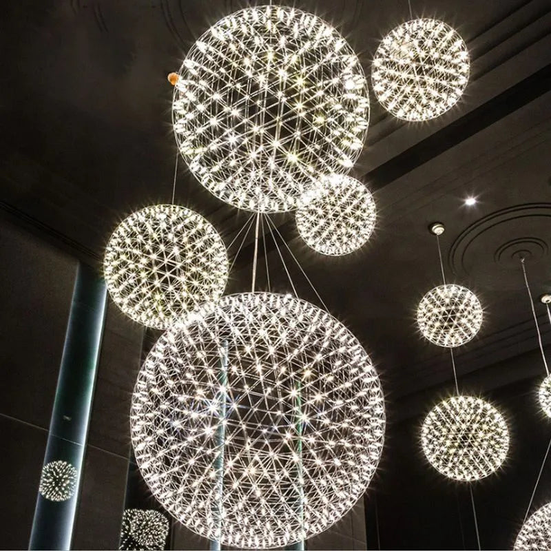 Arisha Firework Art Deco Orbit abajur lampă suspendată