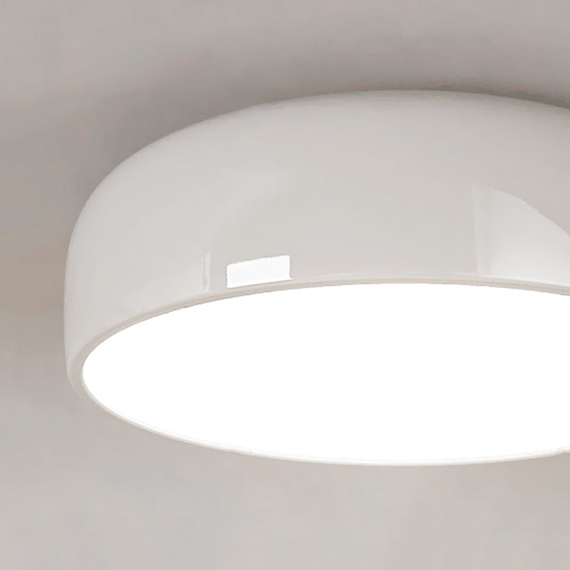 Arisha lampă de tavan modernă cu formă de farfurie din metal, negru/alb
