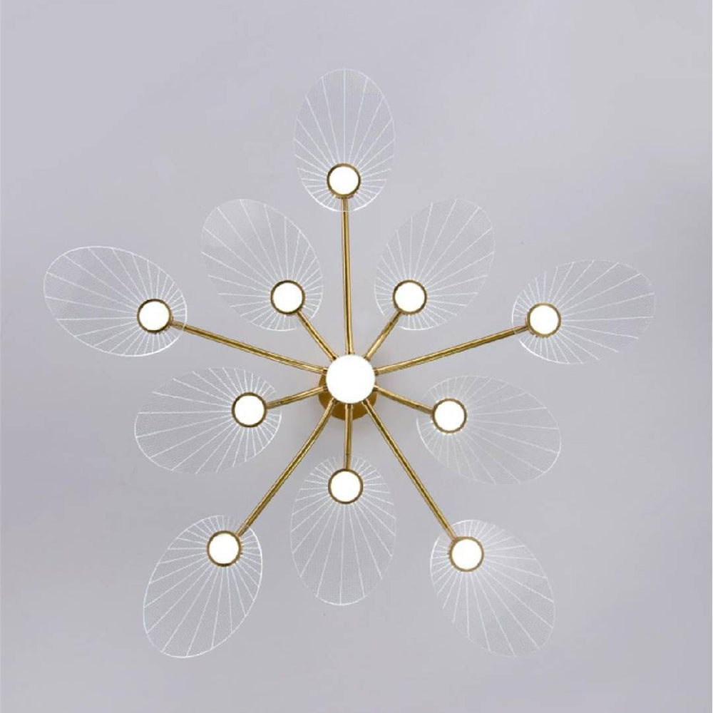 Arisha Art Deco candelabru metal/ auriu