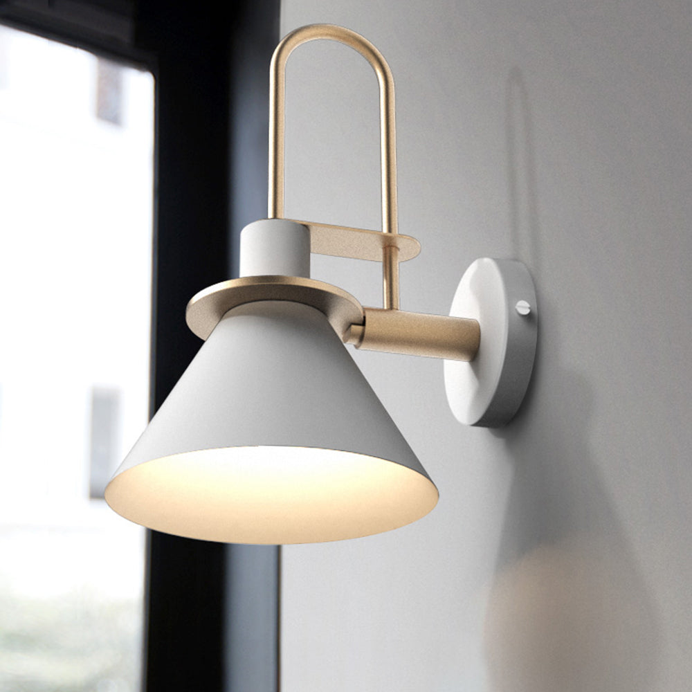Valentina Vintage Horn formă metal aplică de perete pentru living/cameră de zi/baie, pentru dormitor