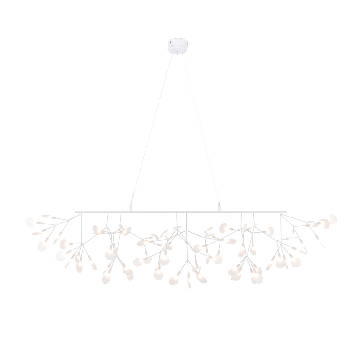Brenwen candelabru, artistic, LED, cu ramuri, lung, liniar