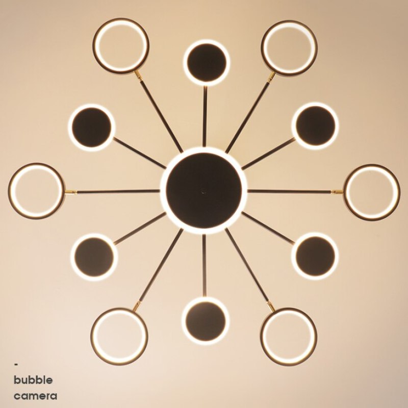 Arisha candelabru modern LED Geometric negru Reglabil
