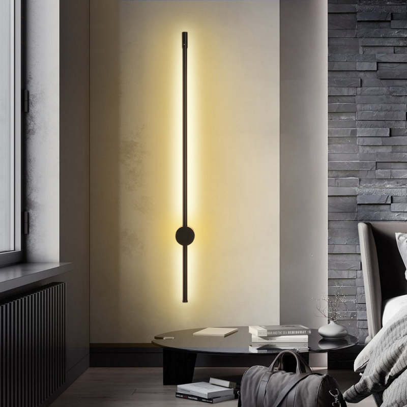Arisha lampă de perete LED modern minimalist, negru