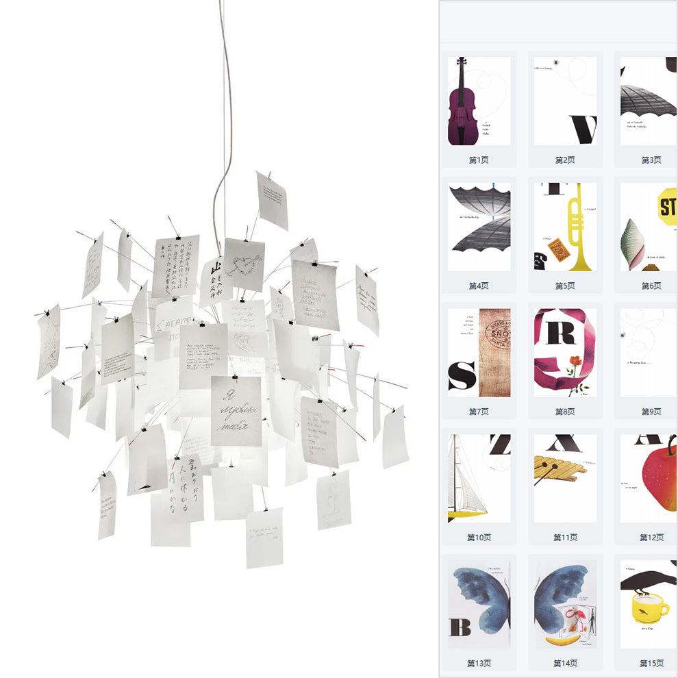 Luninena candelabru din hârtie