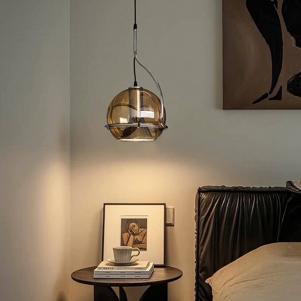 Valentina Vintage lampă suspendată din sticlă living/Cameră de zi/Sufragerie, pentru dormitor