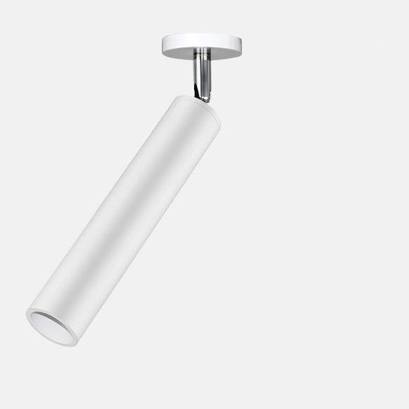 Aria modern Long Tube Spotlight, metal, negru/alb