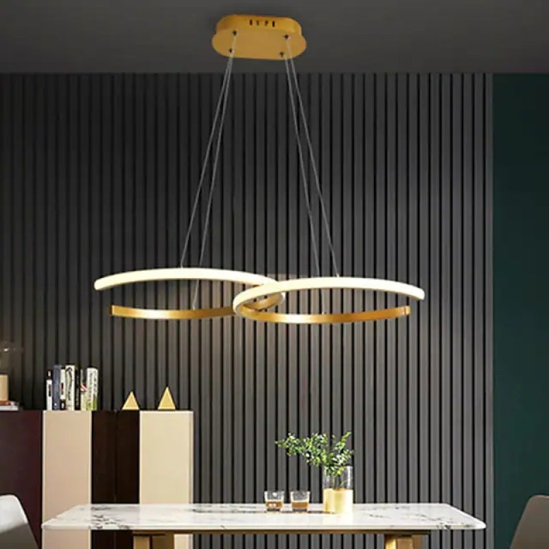 Arisha modern minimalist lampă suspendată, Double-C