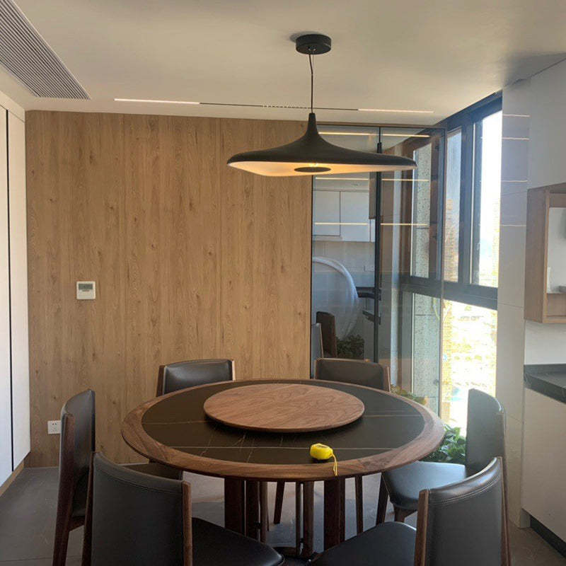 Arisha lampă suspendată modernă minimalistă din rășină, neagră/albă