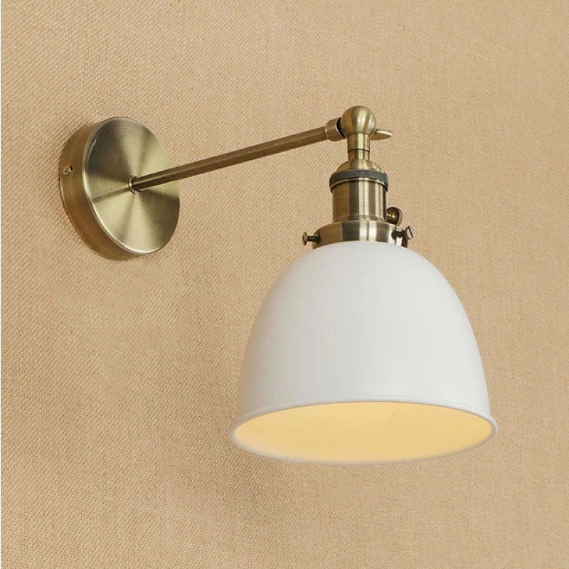 Epoch aplică de perete suspendată Retro/Vintage, metal/LED, negru/alb/Gri, dormitor