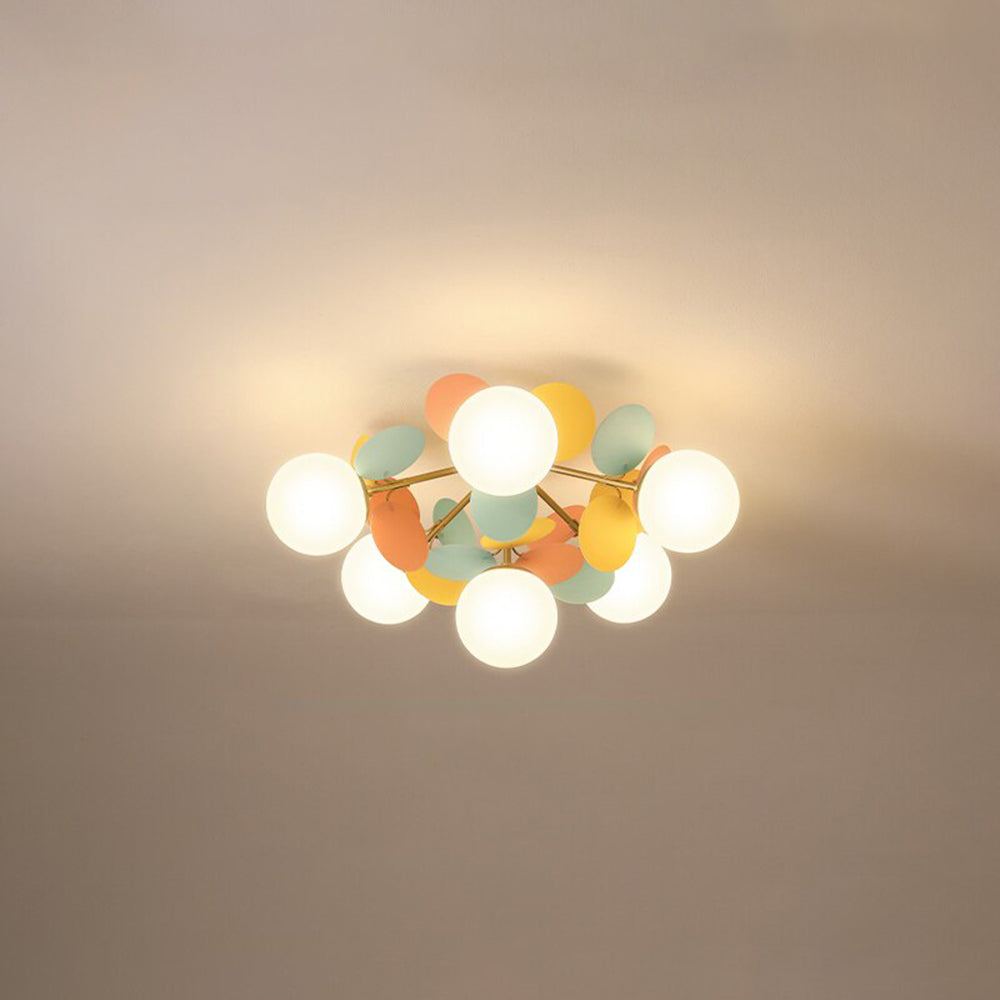 Nexen candelabru cu Ramură Florită Multicolorată pentru living