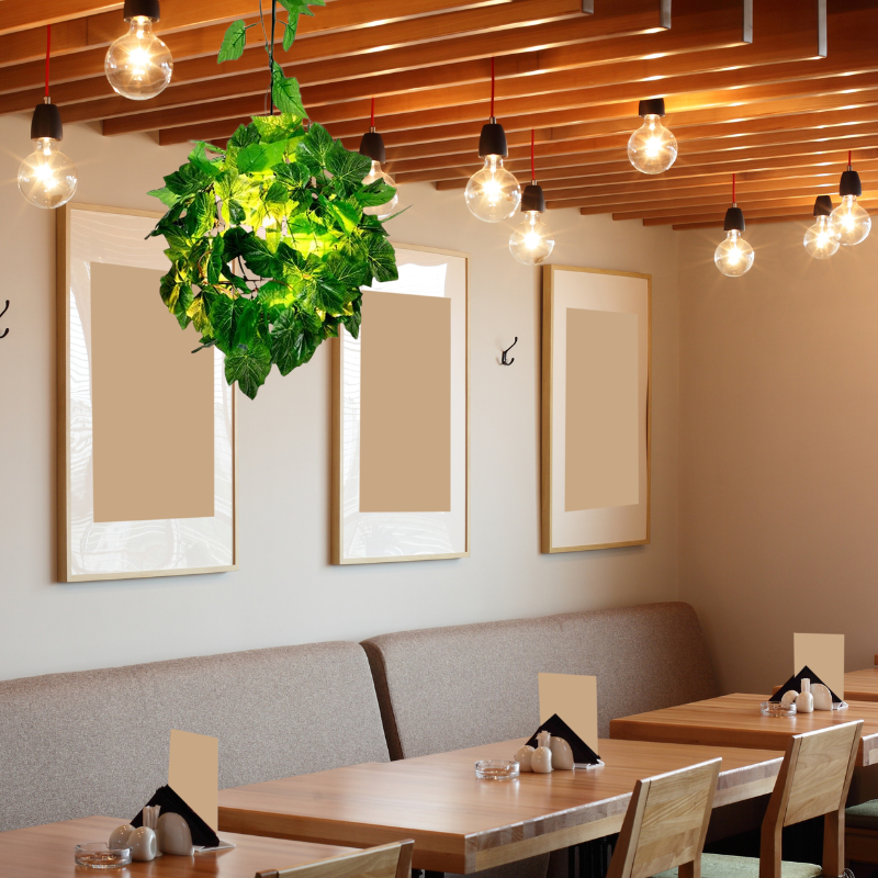 Ritta lampă suspendată în stil rustic cu artă botanică Art Deco glob