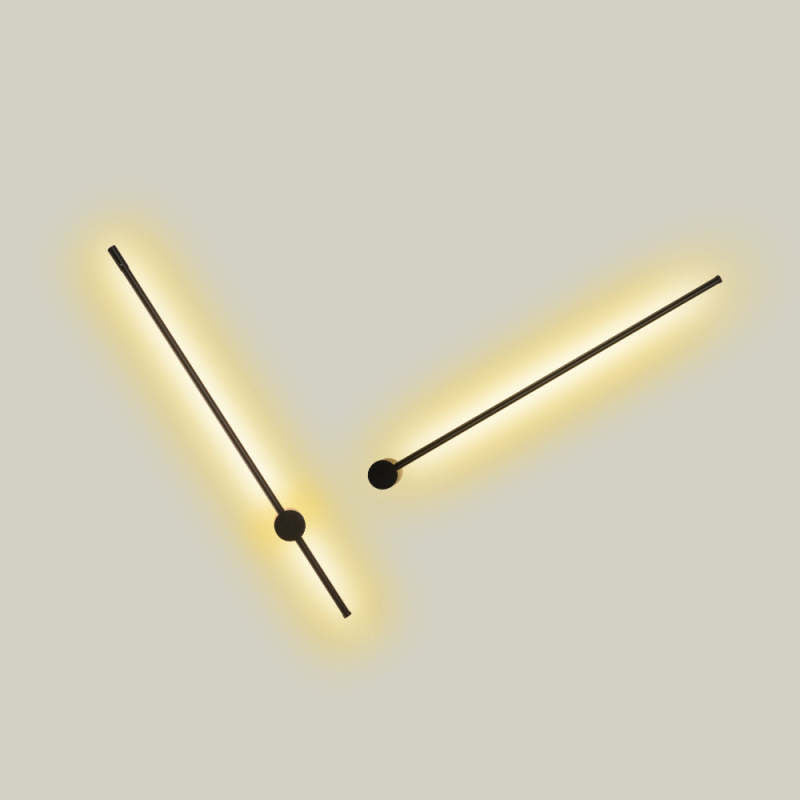 Arisha lampă de perete LED modern minimalist, negru