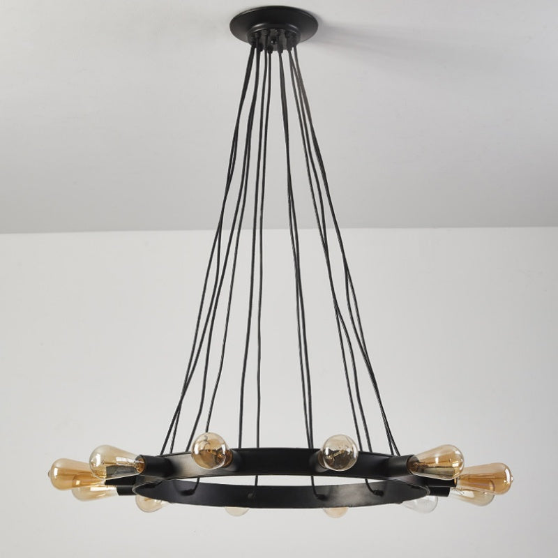 Silva Vintage LED candelabru Brown metal living/Bar, în culoare maro