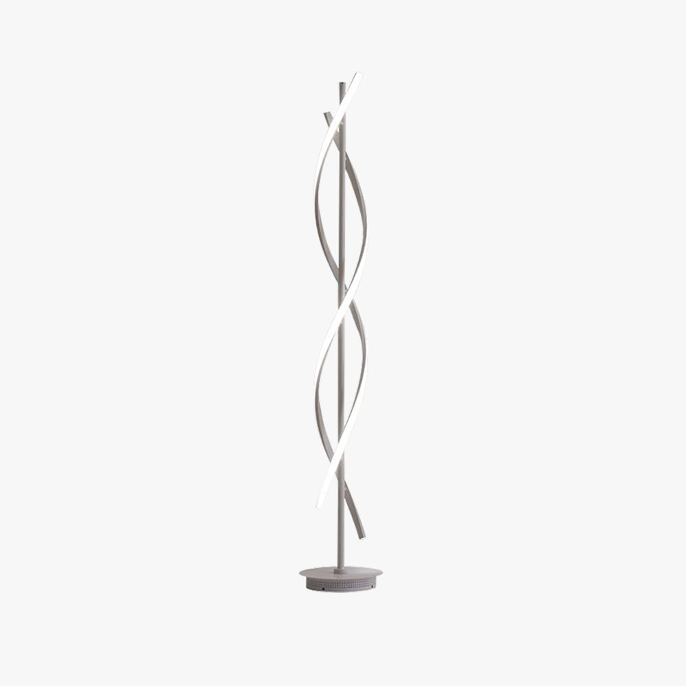 Mira lampadar liniar postmodern, negru/alb