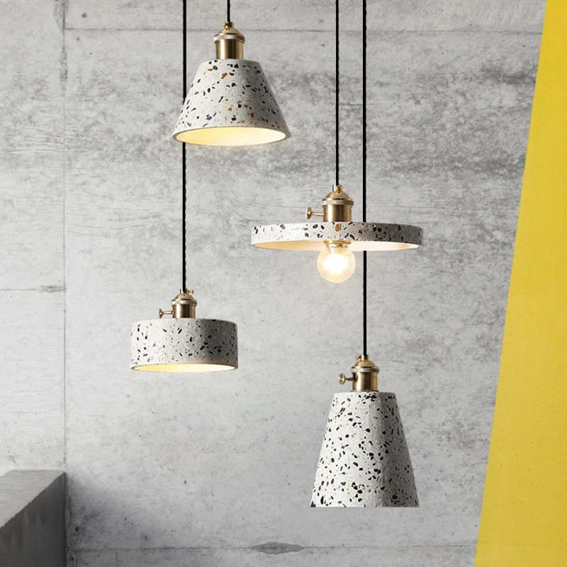 Aria lampă suspendată din piatră modernă, 5 Stil