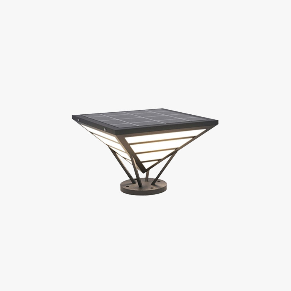 Ray modern Diamant metal Lumină de Drum pentru Peisaj exterior