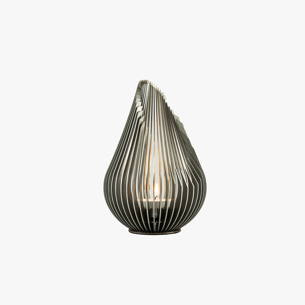 Ray Design Waterdrop Shaped Outdoor lampadar, negru/Argintiu