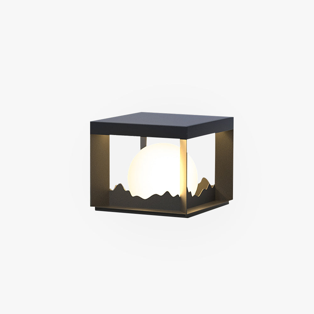 Ray modern Mountain metal Outdoor Lamp, lumină caldă