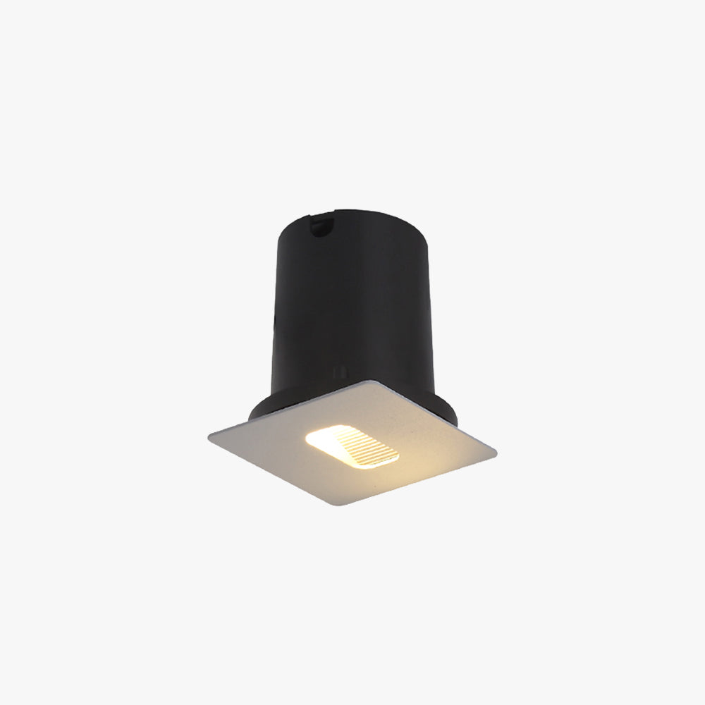 Ray modern metal Pătrat/Rund Lumina pentru Terasă/Scări pentru exterior, negru
