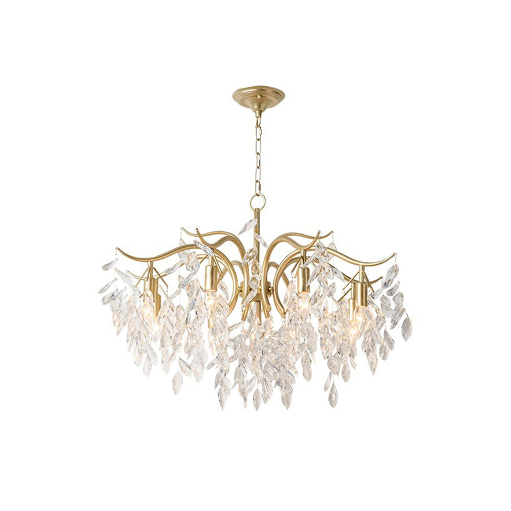 Kristy de lux Wisteria floare cristal candelabru