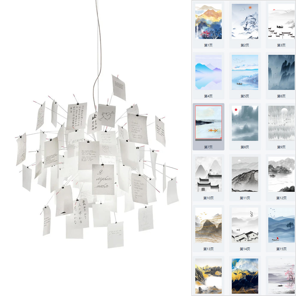 Luninena candelabru din hârtie