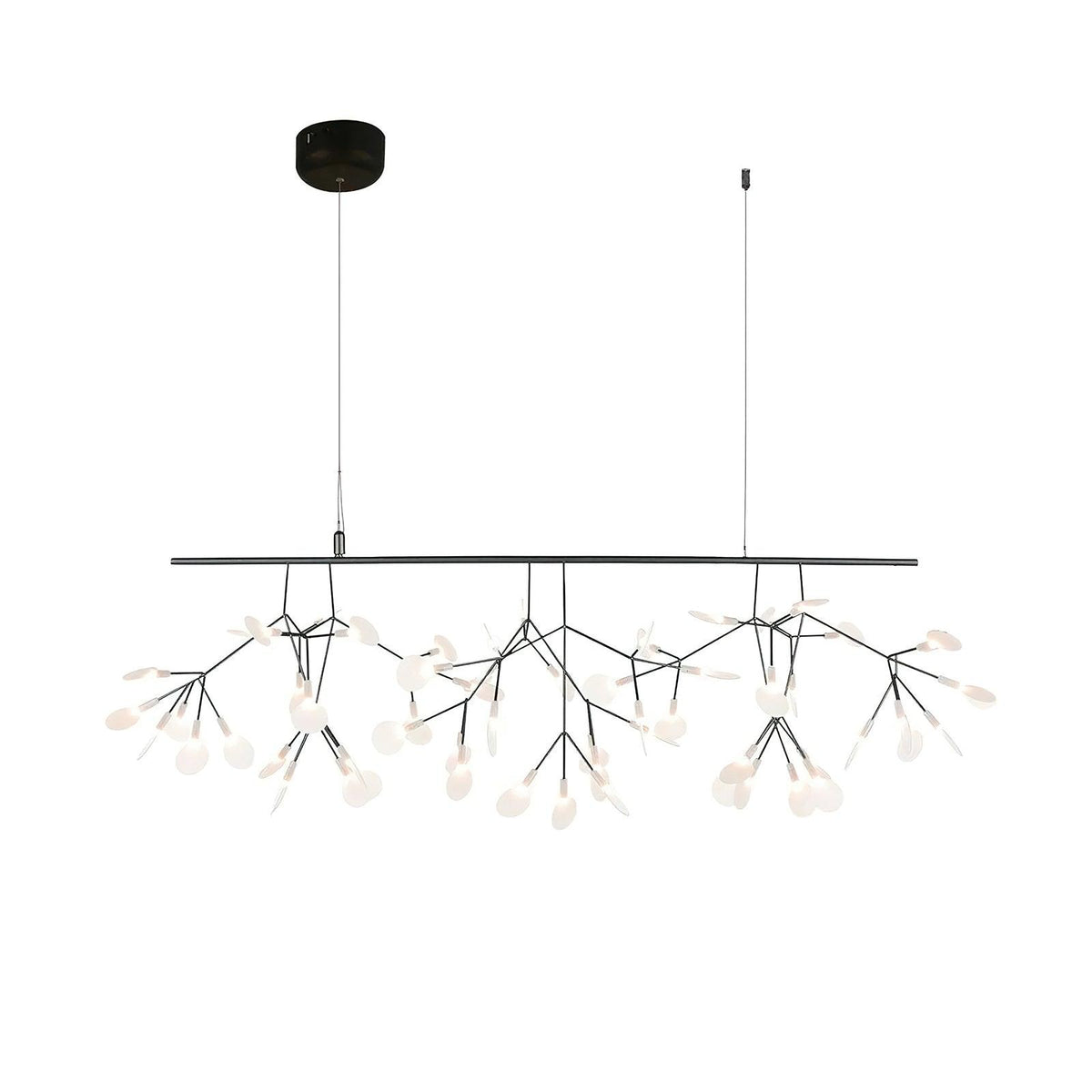 Brenwen candelabru, artistic, LED, cu ramuri, lung, liniar