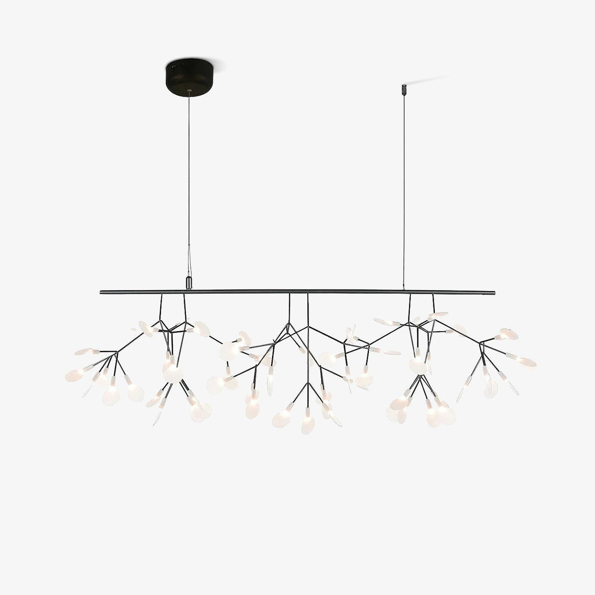 Brenwen candelabru, artistic, LED, cu ramuri, lung, liniar