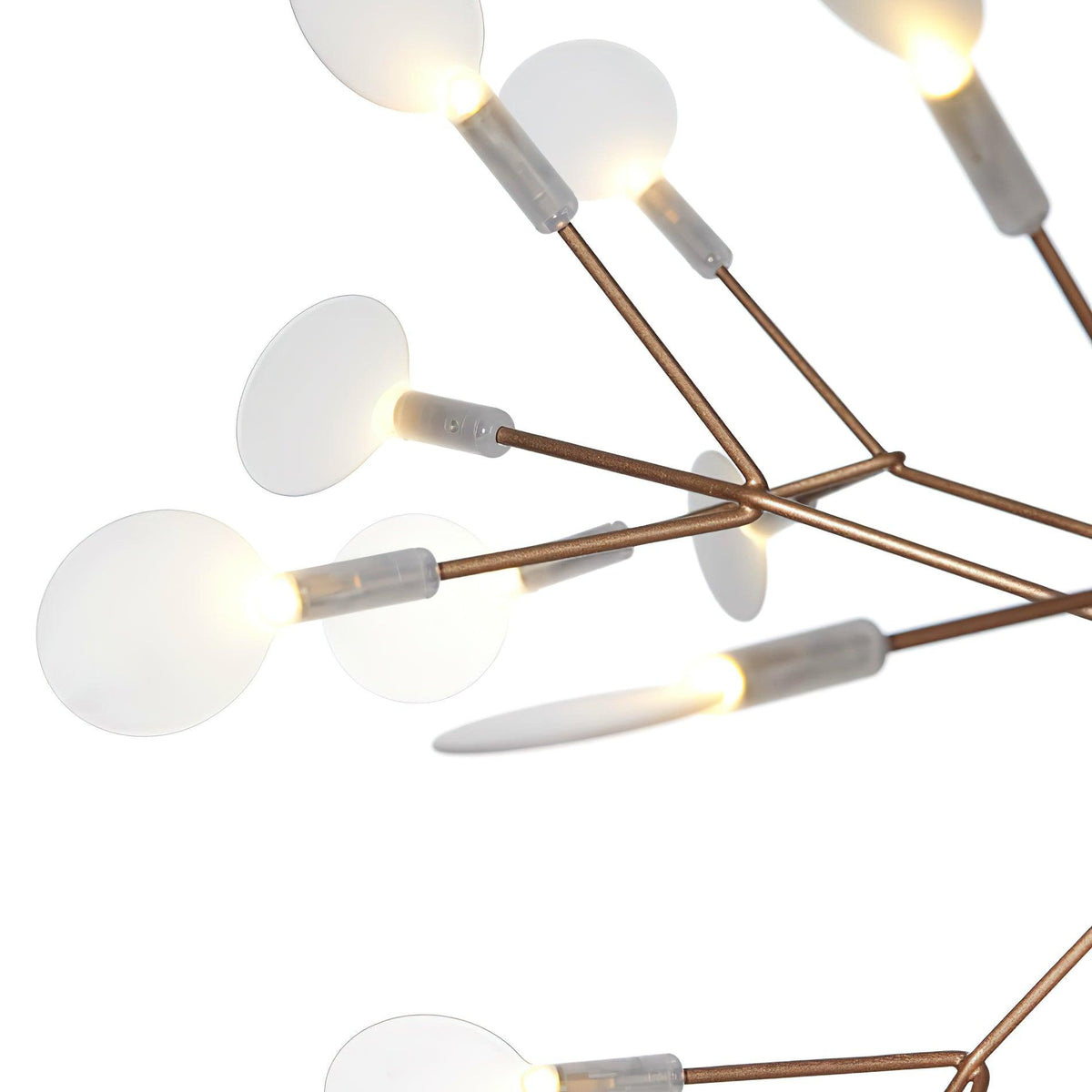 Brenwen candelabru, artistic, LED, cu ramuri, lung, liniar