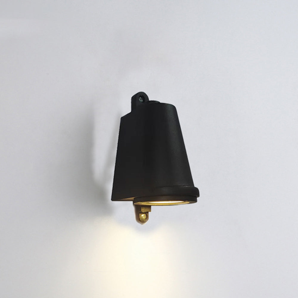Ray aplică de perete industrială din metal, în formă de clopot, negru/gri/cupru/aluminiu